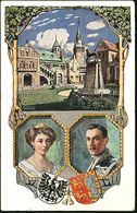 HEINRICH DER LÖWE / FRIEDRICH I. BARBAROSSA : BRAUNSCHWEIG/ EINZUG/ DES/ HERZOGPAARES 1913 (3.11.) SSt Auf PP 5 Pf. Germ - Sonstige & Ohne Zuordnung