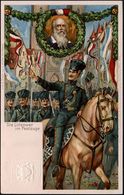 DEUTSCHE GESCHICHTE: NAPOLEON IN DEUTSCHLAND UND EUROPA : NÜRNBERG 1903 PP 5 Pf.Wappen, Grün: X. Deutsches Turnfest: Die - Napoleon