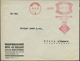 GENOSSENSCHAFTS-BEWEGUNG / RAIFFEISEN : BERLIN-LICHTENBERG/ 1/ Konsum Genossenschaft Berlin U.Umg./ E.G.m.b.H./ KGB 1932 - Other & Unclassified