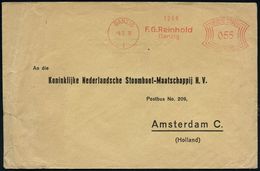 FREIE STADT DANZIG (1920 - 1939) & DANZIG BIS 1944 : DANZIG/ 1/ F.G.Reinhold/ Danzig 1932 (9.2.) AFS Francotyp Bogenrech - Other & Unclassified