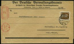 WEIMARER REPUBLIK 1919 - 1932/33 : BERLIN C/ * 2 I/ DEUTSCHES REICH 1927 (22.8.) PFS "Achteck" 2 Pf. Als Ergänzungs-Port - Andere & Zonder Classificatie