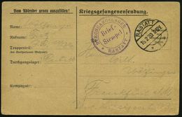 REVOLUTION (1919-20) / GENZSCHUTZ OST / MILITÄR (1919-33) : RASTATT/ *1* 1920 (16.2.) 1K-Brücke + Viol. 3K-HdN: DURCHGAN - Sonstige & Ohne Zuordnung