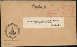 VETERANENVERBÄNDE (1919-39) : BERLIN W/ 30/ Besucht/ Den/ Kyffhäuser Kyffhäuser-Bundeshaus 1934 (5.4.) AFS = Kyffhäuser- - Altri & Non Classificati