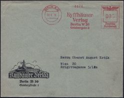 VETERANENVERBÄNDE (1919-39) : BERLIN W30/ Kyffhäuser-/ Verlag 1938 (23.6.) AFS Auf Reklame-Bf.: Kyffhäuser Verlag = Verl - Other & Unclassified