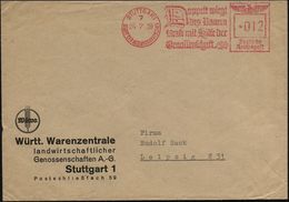 NATIONALSOZIALISMUS / III. REICH 1933 - 1945 : STUTTGART/ 7/ SDA/ Doppelt Wiegt/ D.Bauern/ Kraft M.Hilfe D./ Genossensch - Sonstige & Ohne Zuordnung