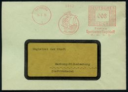 DIE NS-PRESSE / NS-ZEITUNGEN / NS-VERLAGE : HAMBURG/ 1/ Verlag/ Hamburger Tageblatt/ GmbH 1935 (14.3.) Dekorativer AFS = - Sonstige & Ohne Zuordnung