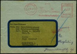 NS-INSTITUTIONEN & ORGANISATIONEN : KASSEL 1/ Die/ Deutsche Arbeitsfront/ Gauwaltung Kurhessen 1937 (7.10.) AFS = Hakenk - Other & Unclassified