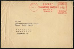 NATIONALSOZIALISTISCHE DEUTSCHE ARBEITERPARTEI / N.S.D.A.P. : DRESDEN A 1/ NSDAP/ Gauleitung Sachsen.. 1937 (24.5.) AFS  - Other & Unclassified