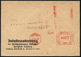 GESCHICHTE ÖSTERREICH 1938-45 / "OSTMARK" : INNSBRUCK 2/ ***/ DEUTSCHES/ REICH 1942 (16.12.) Seltener PFS 003 Pf. Achtec - Sonstige & Ohne Zuordnung