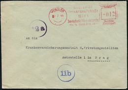 GESCHICHTE ÖSTERREICH 1938-45 / "OSTMARK" : WIEN 56/ Allgem./ ORTSKRANKENKASSE/ Wien/ Zweigstelle Mariahilferstr... 1944 - Andere & Zonder Classificatie