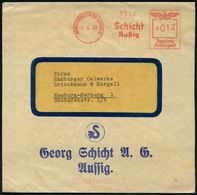 SUDETEN-KRISE & SUDETEN- & C.S.R.-BESETZUNG 1938-39 : SCHRECKENSTEIN (KR AUSSIG)/ Schicht/ Aussig 1939 (6.5.) Seltener,  - Altri & Non Classificati