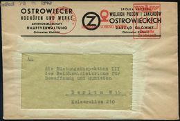 RÜSTUNGSINDUSTRIE  / MUNITION : (20) SALZGITTER 1/ HERMANN GÖRING WERKE 1945 (24.3.) Seltener AFS Mit PLGZ Im Kreis (Fir - Otros & Sin Clasificación