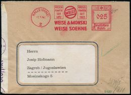 II. WELTKRIEG (1939 - 1945) : HALLE (SAALE)/ 2/ KOLBEN/ PUMPEN/ SEIT 1872/ WEISE/ KREISEL/ PUMPEN/ SEIT 1903/ WEISE & MO - Seconda Guerra Mondiale