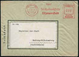II. WELTKRIEG (1939 - 1945) : LITZMANNSTADT 1/ Reichsbankstelle/ Litzmannstadt 1941 (19.5.) Seltener AFS Auf Dienst-Bf.: - Guerre Mondiale (Seconde)