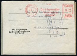 II. WELTKRIEG (1939 - 1945) : MICHALKOWITZ (OBERSCHLES)/ Der Bürgermeister.. 1943 (3.12.) Seltener AFS Auf Kriegsbedingt - Guerre Mondiale (Seconde)