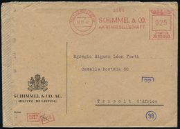 II. WELTKRIEG (1939 - 1945) : MILTITZ (BZ LEIPZIG)/ SCHIMMEL & CO/ AG 1942 (18.11.) AFS 025 Pf. = Firma Für Aetherische  - WW2