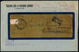 II. WELTKRIEG (1939 - 1945) : DT.BES.SERBIEN 1943 (8.III.) AFS Francotyp "SERBIEN".: BEOGRAD/OKRUSCHNI URED.. (kyrillisc - WW2