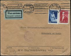 II. WELTKRIEG (1939 - 1945) : FINNLAND 1942 (21.2.) Freiheitskampf 2 M. U. 3,50 M., Satzreine Frankatur (Helsinki) + Fin - Guerre Mondiale (Seconde)