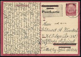 KINDERLANDVERSCHICKUNG (KLV) / KLV-LAGER : DORTMUND 1/ Be/ Deutsches/ Reich 1944 (12.2.) Schwarzer PFS "Adlerkopf/Hakenk - WO2