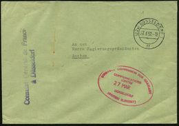 DIE ALLIIERTEN SIEGERMÄCHTE DES II.WELTKRIEGES: U.S.A. / U.D.S.S.R. / GROSSBRITANNIEN / FRANKREICH Etc. : (22a) DÜSSELDO - 2. Weltkrieg