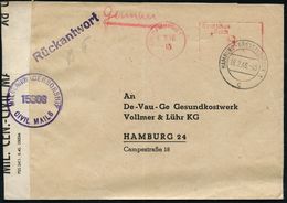 DEUTSCHLAND NACH DEM 8. MAI 1945: ALLIIERTE BESETZUNG / KONTROLLRAT : (24) HAMBURG 1/ Bb/ Deutsches/ Reich 1946 (4.2.) S - Altri & Non Classificati