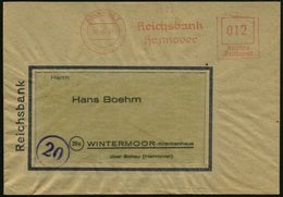 DEUTSCHLAND NACH DEM 8. MAI 1945: ALLIIERTE BESETZUNG / KONTROLLRAT : HANNOVER 1/ Reichsbank 1945 (15.10.) Aptierter AFS - Autres & Non Classés