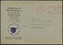 DEUTSCHLAND NACH DEM 8. MAI 1945: ALLIIERTE BESETZUNG / KONTROLLRAT : (17a) HEIDELBERG 1/ Ag/ Deutsches/ Reich 1945 (7.1 - Other & Unclassified