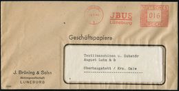 DEUTSCHLAND NACH DEM 8. MAI 1945: ALLIIERTE BESETZUNG / KONTROLLRAT : LÜNEBURG/ 1/ JBUS/ Lüneburg 1946 (6.8.) AFS Franco - Autres & Non Classés