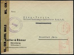 DEUTSCHLAND NACH DEM 8. MAI 1945: ALLIIERTE BESETZUNG / KONTROLLRAT : NÜRNBERG/ 2/ G/ Deutsches/ Reich 1945 (13.11.) Apt - Other & Unclassified