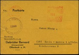 DEUTSCHLAND NACH DEM 8. MAI 1945: ALLIIERTE BESETZUNG / KONTROLLRAT : OFFENBACH/ Deutsche Reichspost 1945 (26.11.) Aptie - Other & Unclassified