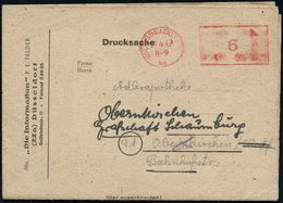 WESTZONEN / BIZONE / TRIZONE (BIS 1949) : (22) DÜSSELDORF 1/ Kn 1947 (29.4.) Seltener, Aptierter AFS "Adlerkopf/Hakenkre - Other & Unclassified