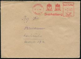 WESTZONEN / BIZONE / TRIZONE (BIS 1949) : FRANKFURT/ (MAIN)1/ Frankallianz 1948 (22.6.) AFS 240 Pf. Zehnfach-Frankatur!  - Andere & Zonder Classificatie