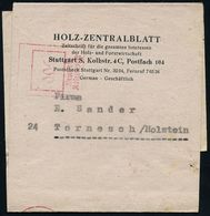 WESTZONEN / BIZONE / TRIZONE (BIS 1949) : STUTTGART/ 10 1946/47 Aptierter AFS Francotyp "Deutsche Reichspost", Reichsadl - Altri & Non Classificati