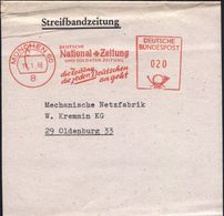 GESCHICHTE DER BUNDESREPUBLIK DEUTSCHLAND : 8 MÜNCHEN 60/ DT./ National Zeitung/ U.SOLDATENZEITUNG.. 1968 (18.1.) AFS 02 - Andere & Zonder Classificatie