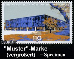 GESCHICHTE DER BUNDESREPUBLIK DEUTSCHLAND : Stuttgart 1998 (März) 100 Pf. Landtag Baden-Württemberg (Neubau Von 1961) Mi - Sonstige & Ohne Zuordnung