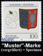 GESCHICHTE DER BUNDESREPUBLIK DEUTSCHLAND : B.R.D. 1994 (Juli) 100 Pf. Wappen Der Bundesländer: Schleswig-Holstein M. Am - Other & Unclassified