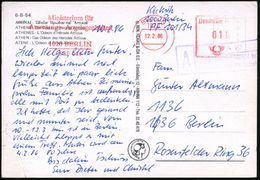 GESCHICHTE VON BERLIN : 1020 BERLIN/ Ministerium Für/ Auswärtige Angelegenheiten.. 1986 (12.2.) AFS 010 Pf. = Diplomaten - Andere & Zonder Classificatie