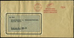 SOWJETISCHE BESATZUNGSZONE (1945-49) : LEIPZIG C 1/ REICHSMESSESTADT/ Sonne/ MITTELDEUTSCHES/ BRAUNKOHLENSYNDIKAT.. 1946 - Other & Unclassified