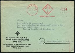 DEUTSCH-SOWJETISCHE AKTIENGESELLSCHAFTEN / S.A.G. : THALE (HARZ) 1/ WERK THALE (HARZ) 1947 (29.7.) Total Aptierter AFS = - Altri & Non Classificati