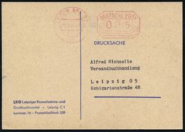GESCHICHTE DER D.D.R. (1949 - 1990) : LEIPZIG BPA 32/ Lm/ DEUTSCHE POST 1963 (15.7.) PFS Achteck "DEUTSCHE POST" (einzei - Sonstige & Ohne Zuordnung