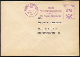 Z.K.D. / ZENTRALER KURIERDIENST DER D.D.R. (1956-90) : 923 BRAND-ERBISDORF/ VEB/ PRESS-U.SCHNEIDEWERKE/ "EINHEIT"../ ZKD - Sonstige & Ohne Zuordnung