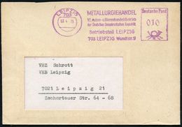 Z.K.D. / ZENTRALER KURIERDIENST DER D.D.R. (1956-90) : 703 LEIPZIG/ METALLURGIEHANDEL.. 1973 (3.4.) L I L A  AFS In ZKD- - Other & Unclassified