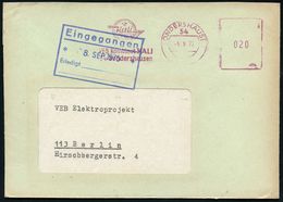 Z.K.D. / ZENTRALER KURIERDIENST DER D.D.R. (1956-90) : 54 SONDERHAUSEN/ Kali/ VEB Kombinat KALI.. 1975 (5.9.) L I L A  Z - Andere & Zonder Classificatie