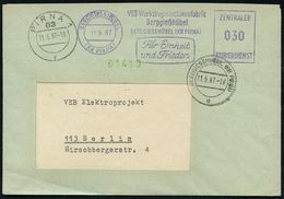 KALTER KRIEG (OST-WEST-KONFLIKT) 1945-90 : BERGGIESSHÜBEL/ (KR PIRNA)/ VEB Werkzeugmaschinenfabrik../ Für Einheit/ U.Fri - Other & Unclassified