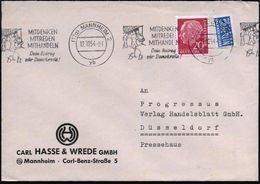 KALTER KRIEG (OST-WEST-KONFLIKT) 1945-90 : (17a) MANNHEIM 2/ Yb/ MITDENKEN/ MITREDEN/ MITHANDELN/ Dein Beitrag/ Zur Demo - Other & Unclassified