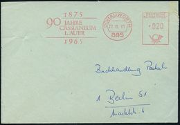 VERLAG / HERAUSGEBER / EDITIONEN : 885 DONAUWÖRTH/ 1875/ 90 JAHRE/ CASSIANEUM/ L.AUER/ 1965 1965 (22.10.) Seltener Jubil - Unclassified