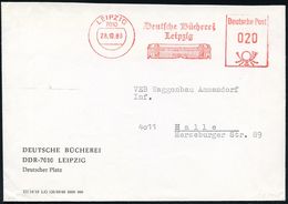 BIBLIOTHEK : 7010 LEIPZIG/ Deutsche Bücherei 1980 (28.10.) Aptierter AFS = Letzte Zeile "DEUTSCHE NATIONALBIBLIOTHEK" En - Zonder Classificatie