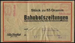 ZEITUNG / JOURNALISMUS / JOURNALISTEN : BERLIN SW/ 19/ 8 Uhr-Abendblatt 1927 (1.7.) AFS 030 Pf. + 030 Pf. (2 Abdrucke) A - Zonder Classificatie