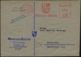 ZEITUNG / JOURNALISMUS / JOURNALISTEN : (21a) BIELEFELD 2/ WZ/ WESTFALEN-ZEITUNG 1947 (23.6.) AFS (Monogr.-Logo) Motivgl - Unclassified