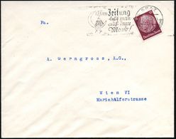 ZEITUNG / JOURNALISMUS / JOURNALISTEN : GRAZ/ 1/ As/ SDV/ Ohne Zeitung/ Lebt Man/ Auf Dem/ Mond! 1939 (10.3.) Seltener M - Ohne Zuordnung